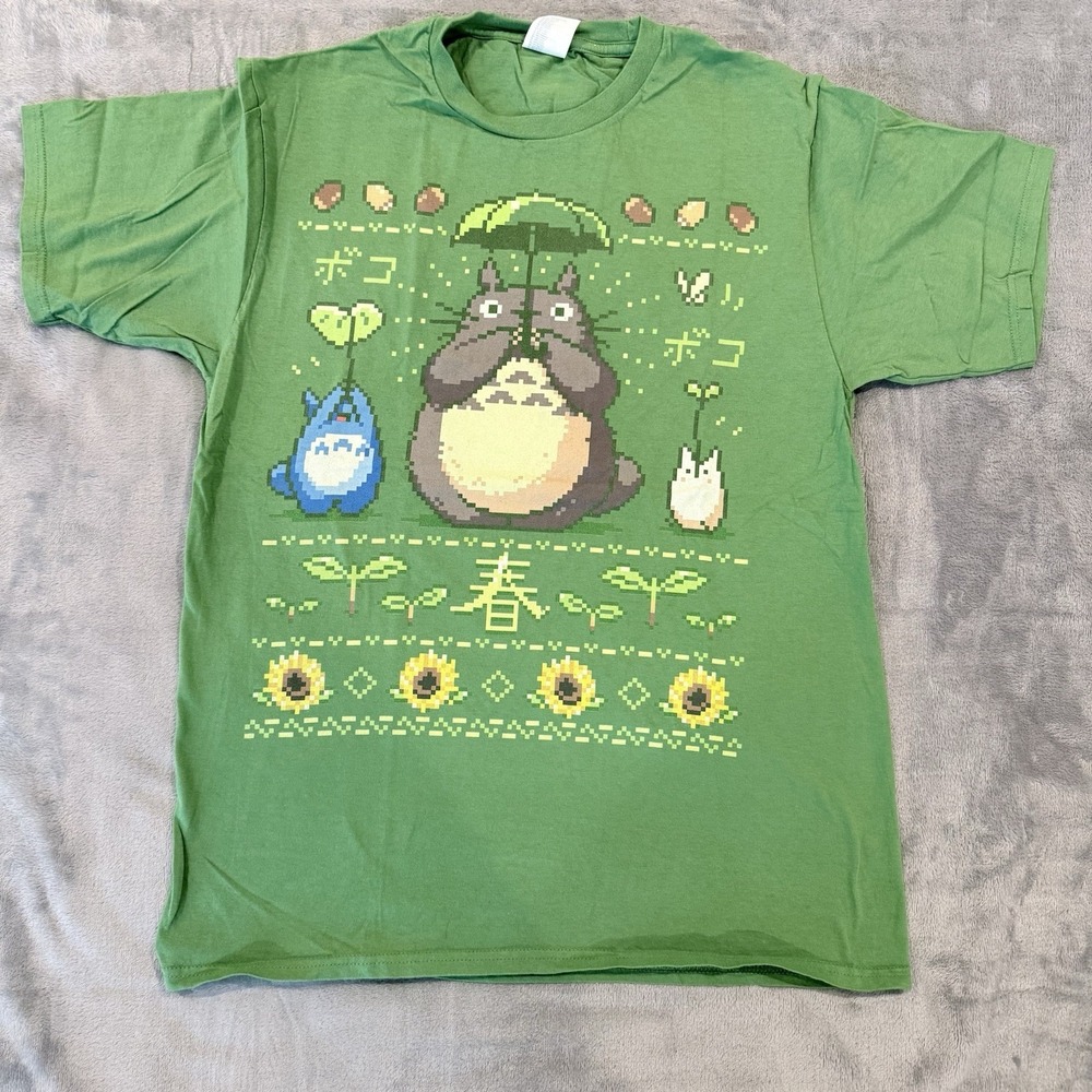 Lot of 10 Anime Graphic Tees Mens Size M One Piece Totoro Pokemon Naruto Avatar - Picture 9 of 15